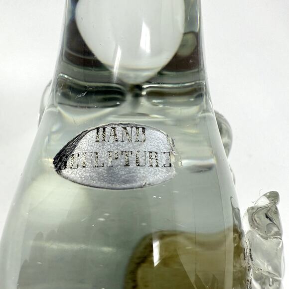 Great City Traders Glass Seal Ball Figure Hand Sculpted Sign Lyn 78 Paperweight - Picture 11 of 13